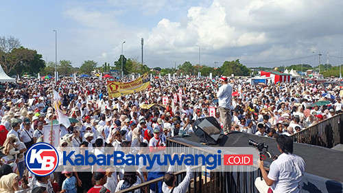 Ribuan Warga Ramaikan Jalan Sehat Gerindra Banyuwangi