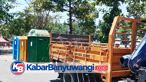 DPU CKPP Banyuwangi Siapkan Toilet Portable Dukung Kegiatan Masyarakat