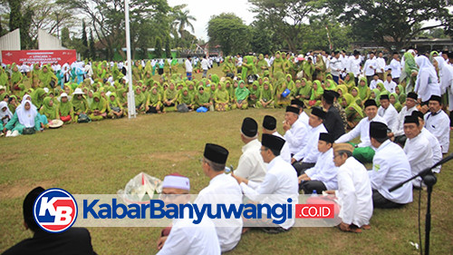 Ribuan Warga NU Banyuwangi Bersatu dalam Santap Bersama Pasca Upacara HUT RI ke-78