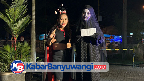 ASTON Banyuwangi Gelar Pound Fit Night Party ala Halloween, Valak Jadi Peserta Terseram