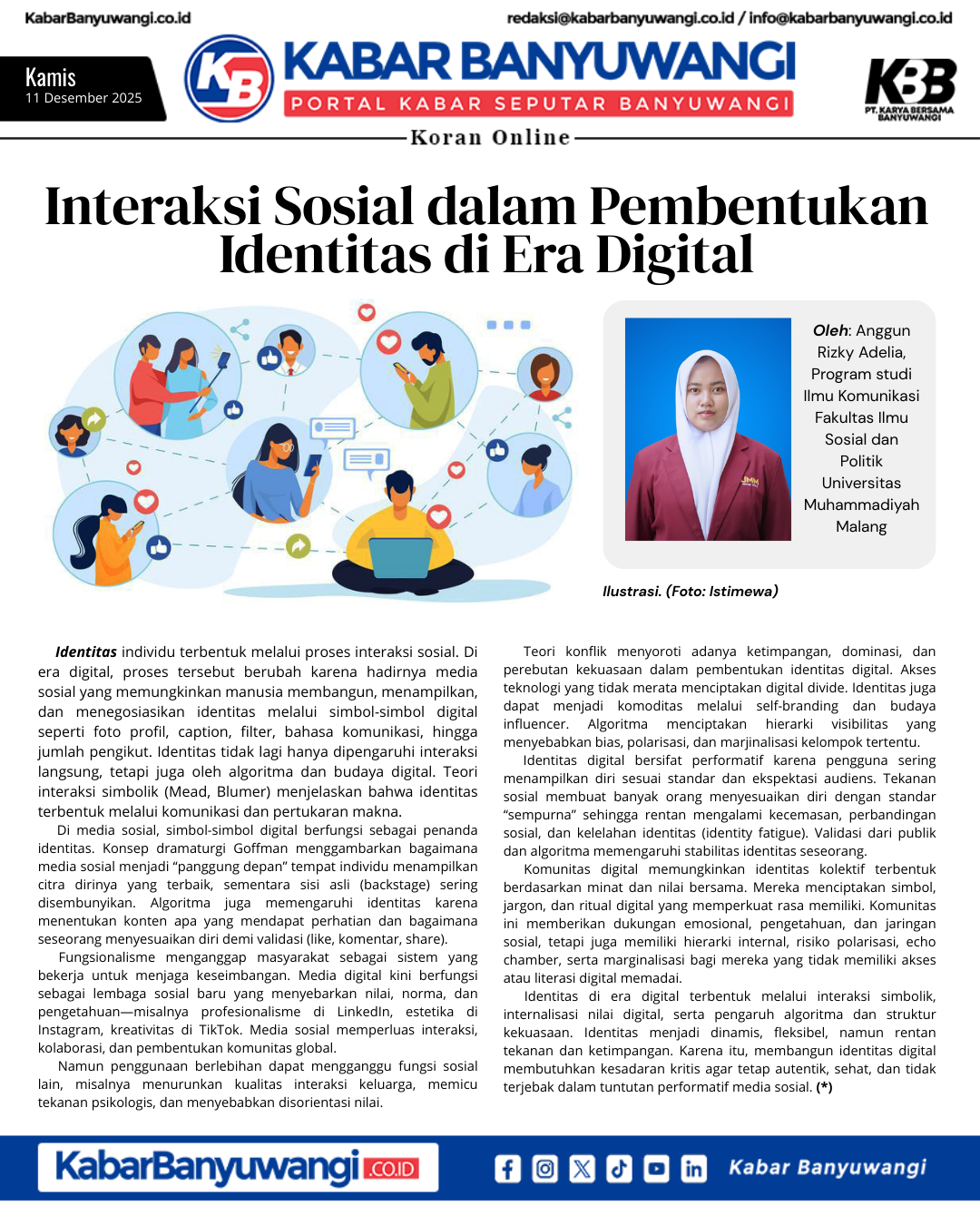 Interaksi Sosial dalam Pembentukan Identitas di Era Digital