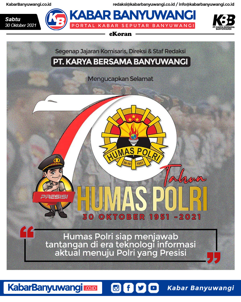 Sabtu, 30 Oktober 2021