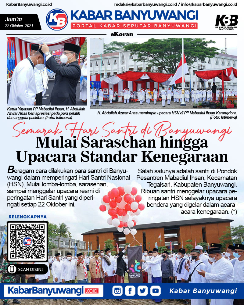 Jumat, 22 Oktober 2021