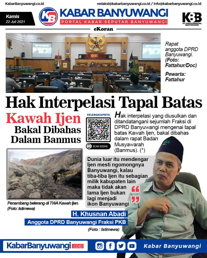 Kamis, 22 Juli 2021